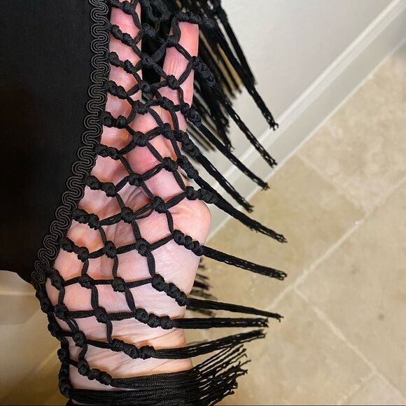 Guess Collection ⭐️⭐️ Vintage Fringe Dress Sz 6 - Picture 3 of 15